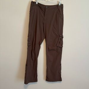 REI upf 50 Brown Hiking Cargo Pants Women’s Size 10